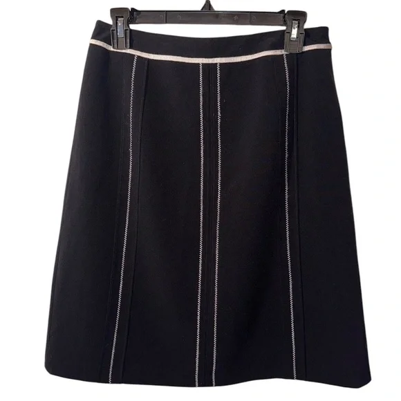 Ann Taylor | Women’s Lightweight Black/White Skirt - Size 4P - Picture 2 of 4